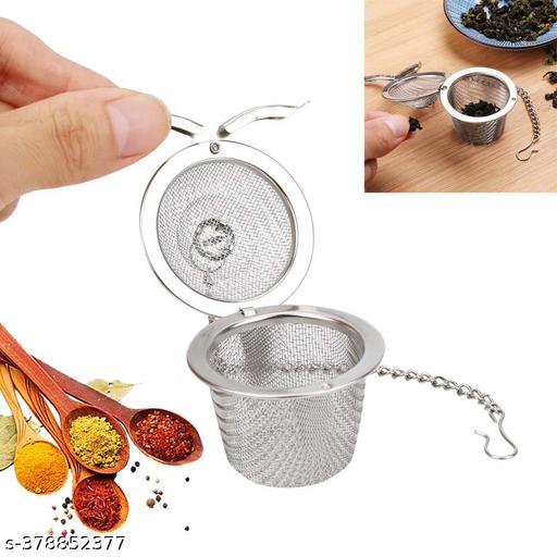 Onlinenest® Stainless Steel Tea Infuser Strainer Filter Diffuser with Long-Handle- Flour Powdered Sugar Shaker Duster Sifter - WYNAMIX store